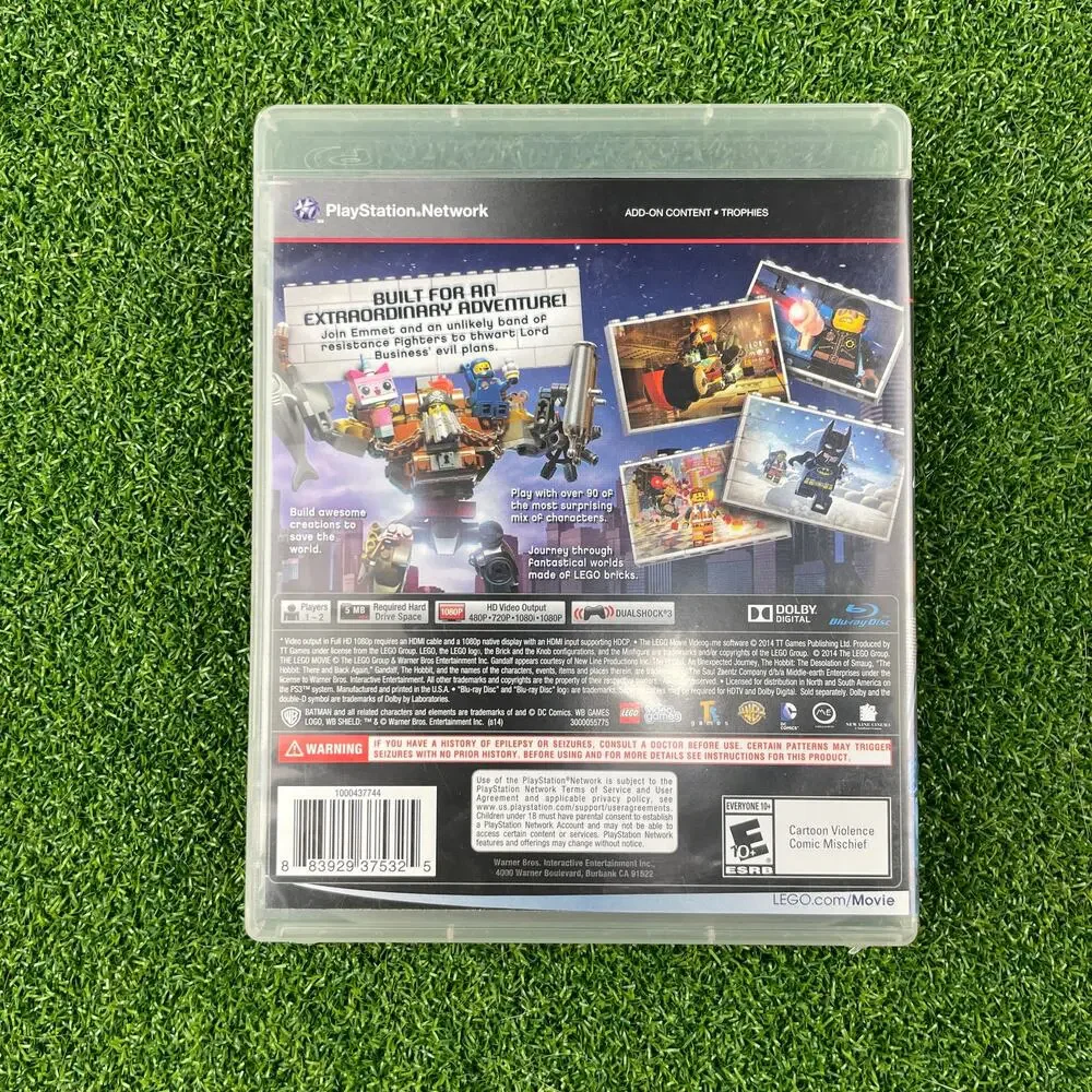 The Lego Movie Videogame (Sony PlayStation 3, 2014) Complete CIB